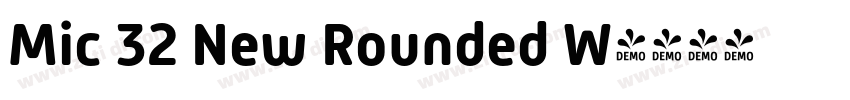 Mic 32 New Rounded W字体转换